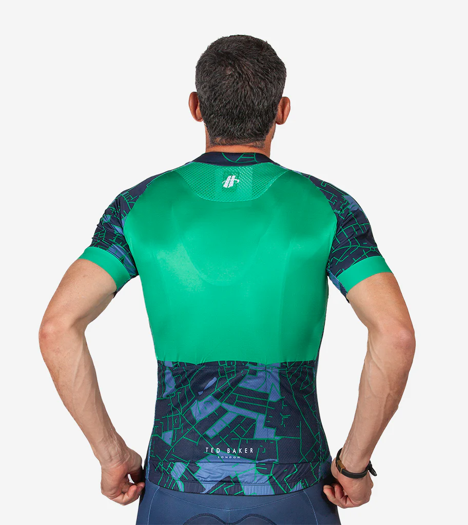 Men's Velocity Short Sleeve Jersey - Ted Baker x Hincapie Map - Image 3